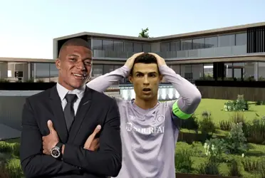 Mientras la mansión de Cristiano Ronaldo en Arabia vale 12 millones, la que se compraría Kylian Mbappé si acepta la oferta de Al Hilal.