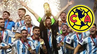 Argentina levantando la Copa del Mundo en Qatar 2022 / Foto: EFE