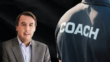 Emilio Azcárraga y un entrenador de fútbol / Forbes 