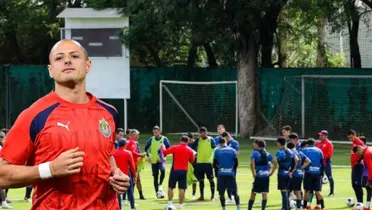 Javier Hernández en las instalaciones de Chivas / FOTO IMAGO7