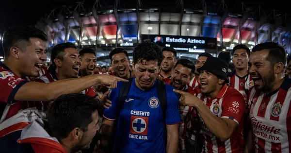 Aficionados de Chivas se burlan de Cruz Azul