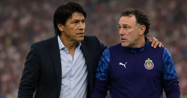 Claudio Suárez y Gabriel Milito.