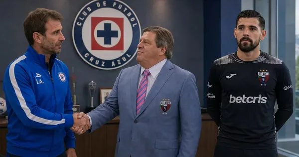 Iván Alonso, Miguel Herrera y Andrés Gudiño.