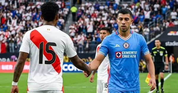 Ilustración digital de futbolista peruano junto a Erik Lira