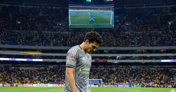 Ilustración digital de Raphael Veiga en el Atlas vs América