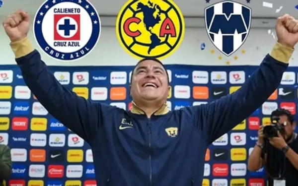 Ilustración digital de Efraín Juárez, entrenador de Pumas