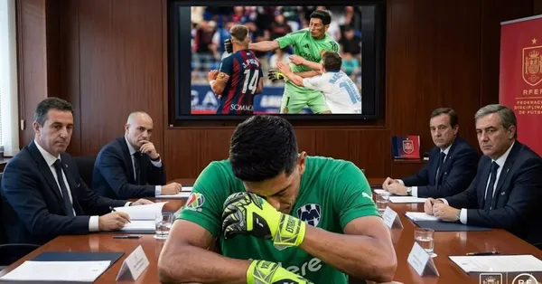 Imagen digital de Esteban Andrada en las oficinas de la RFEF