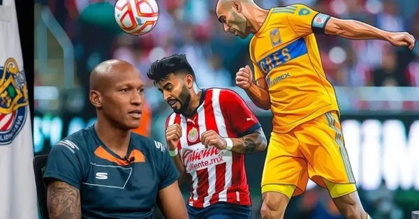 Ilustración digital de Luis Quiñones hablando de la final del Clausura 2023