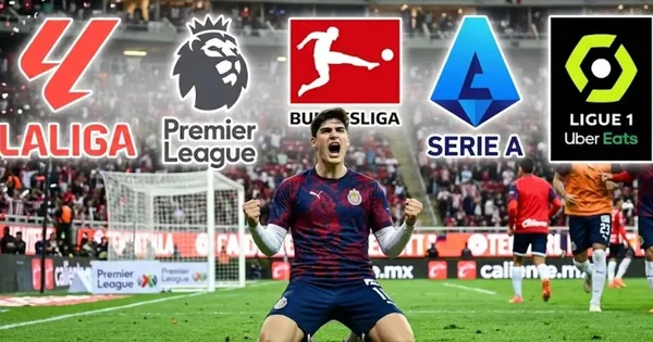 Ilustración digital de Armando González celebrando un gol