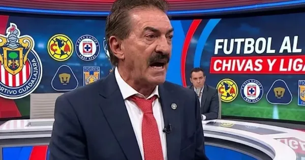 Ilustración digital de Ricardo La Volpe en programa deportivo