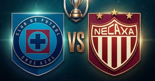 Ilustración digital del Cruz Azul vs Necaxa
