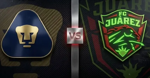 Ilustración digital del Pumas vs. Juárez
