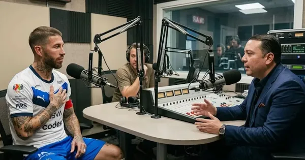 Imagen digital de Sergio Ramos junto a Willie González