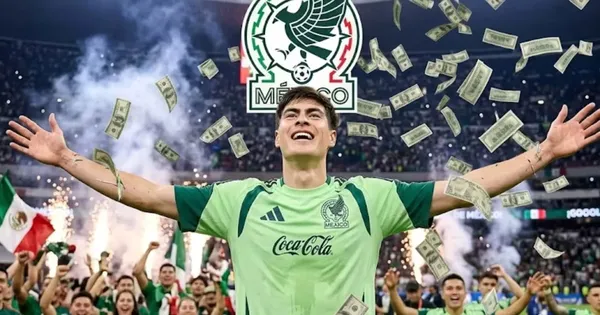 Imagen digital de Armando González como jugador de la Selección Mexicana