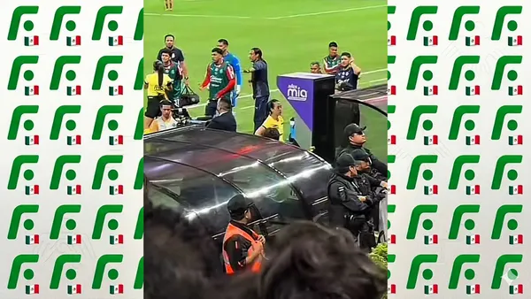 La reacción de Diego Campillo luego de que se anulara el penal en el Chivas vs. Xolos