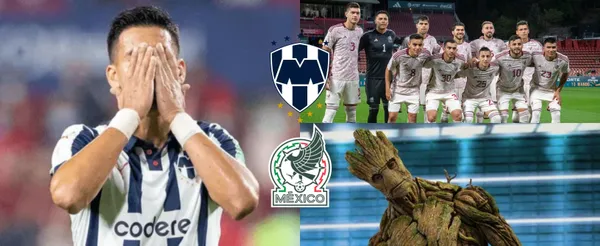 A pesar de que si muestra un mejor nivel en Rayados no fue lo mismo con el equipo nacional