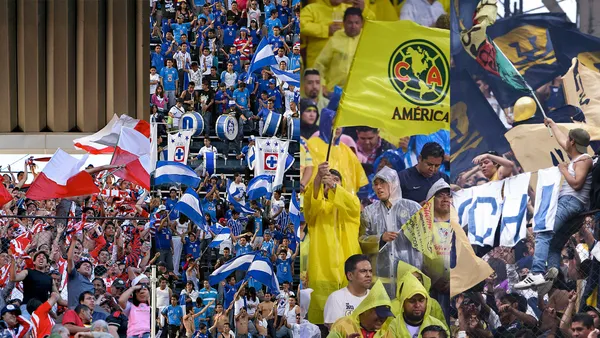 Afición de las Chivas, Cruz Azul, América y Pumas. | Foto: Mex Sport