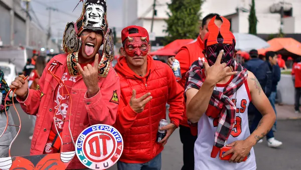 Aficionados al Toluca. | Foto: X oficial de @LigaBBVAMX