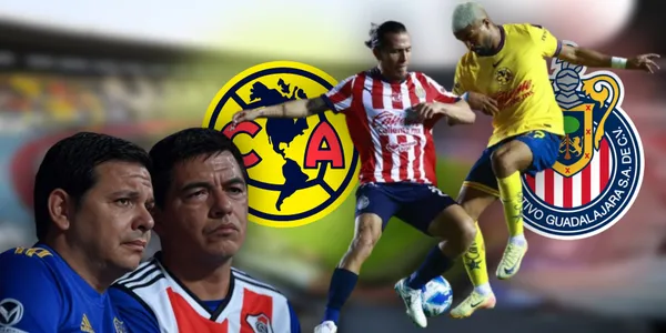 Aficionados del Superclásico y duelo entre Chivas y América / Foto: GROK y MEXSPORT