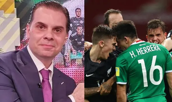 Al jugador se le subieron los humos a la cabeza, cuenta el relator mexicano, quien de nuevo casi resulta golpeado.