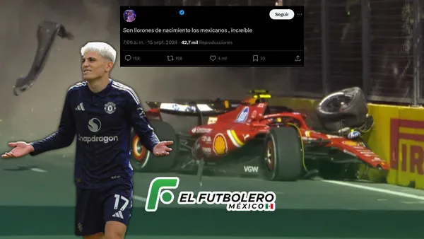 Alejando Garnacho festejando como el CR7 y el tuit polémico de su hermano generan polémica. |Foto: X