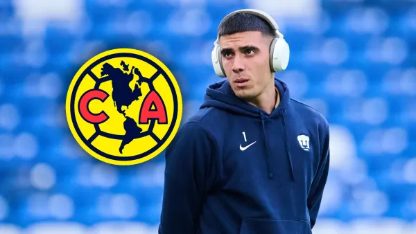 Álex Padila durante su etapa en Pumas UNAM