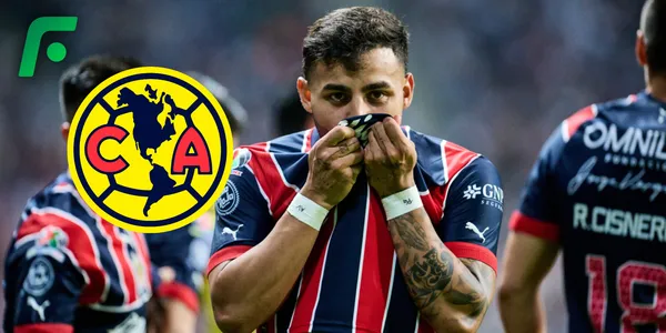 Alexis Vega en Chivas (Fuente: MEXSPORT)