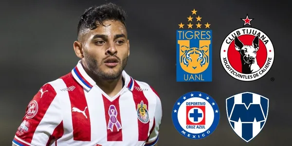 Alexis Vega es quien las corre todo el partido e intenta sacar la cara por Chiva pero al verse tan solo podría darse un cambio de aires en este club de Liga MX