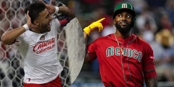 Alexis Vega festejó como Javier Hernández y Atlas la bofetada con Randy Arozarena