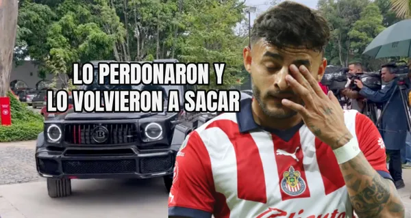 Alexis Vega y cómo salió del centro de entrenamiento de las Chivas tras que no fue convocado para el juego ante Puebla.