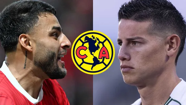 Alexis Vega y James Rodríguez (Foto: MEXSPORT)