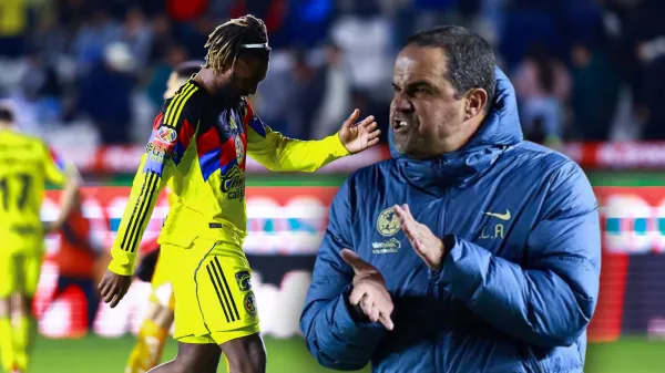 Allan Saint-Maximin y André Jardine en el Club América