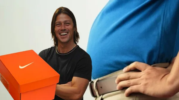 Almeyda lo rechazó por sobrepeso y ahora vende tenis