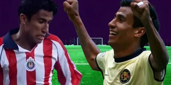 Alonso 'Negro' Sandoval con la playera de Chivas y América (Foto: Mexsport)