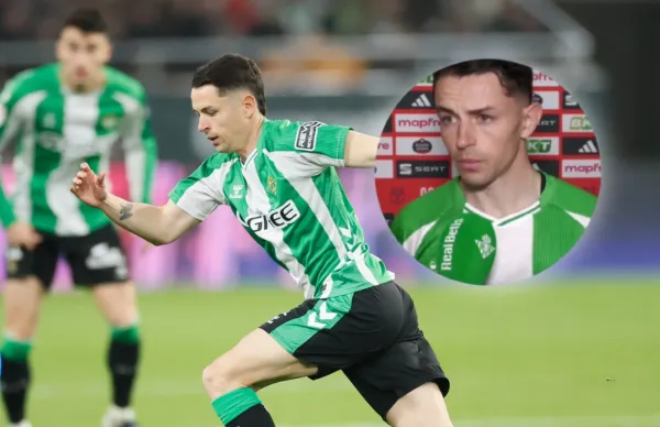 Álvaro disputó un par de minutos en la eliminación del Real Betis de la Copa del Rey.