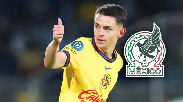 Álvaro Fidalgo con el Club América