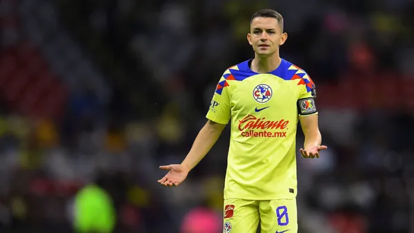 Álvaro Fidalgo con la camiseta del Club América. (Foto: TV Azteca)