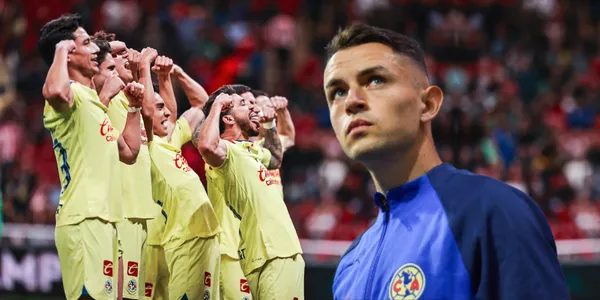 Álvaro Fidalgo durante su etapa con el América