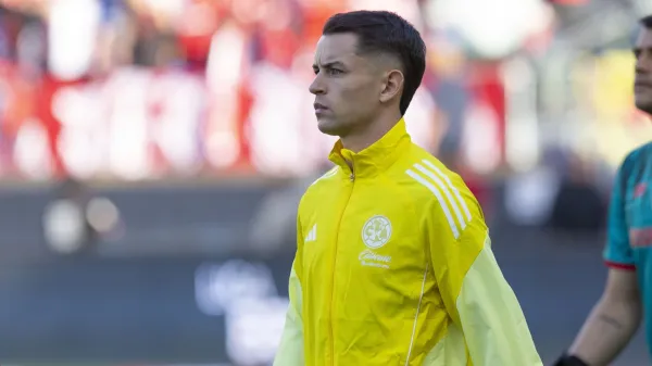 Álvaro Fidalgo durante uno de los compromisos del Club América