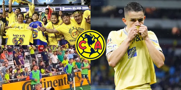 Álvaro Fidalgo es sin duda alguna la estrella del América y se lo reconocen de extraña manera desde la grada.