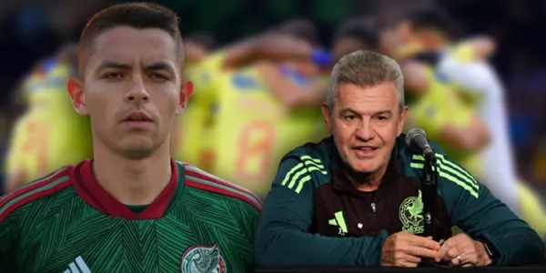 Álvaro Fidalgo y Javier Aguirre (Fuente: GROK / MEXSPORT)