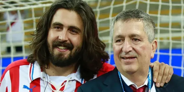 Amaury junto con su papá, Jorge Vergara (Foto: GettyImages)