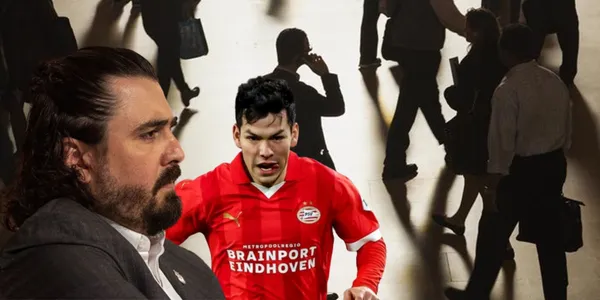 Amaury Vergara junto a Hirving Lozano / FOTO Reuters