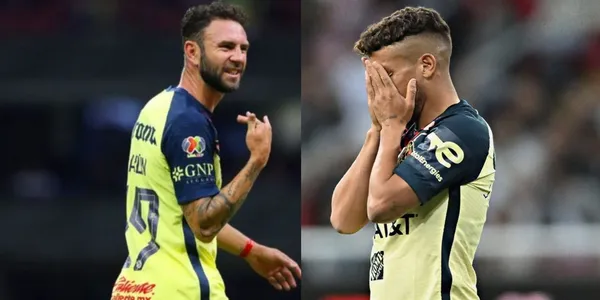 Ambos jugadores encararon a la afición que les reclamaba el mal partido