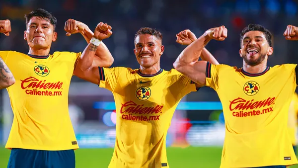 América celebrando gol de Martín en el Apertura 2024. | Foto: X oficial de @ClubAmerica