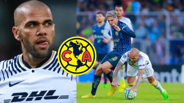 América destacó en los primeros 45 minutos ante Pumas y un jugador le faltó el respeto a Dani Alves