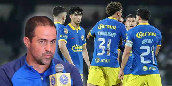 América durante el cotejo ante Pumas / Foto: IMAGO7