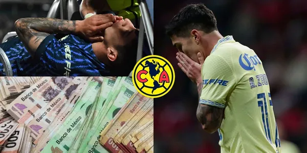 América pierde a uno de los pilares del equipo, Alejandro Zendejas fuera un mes.