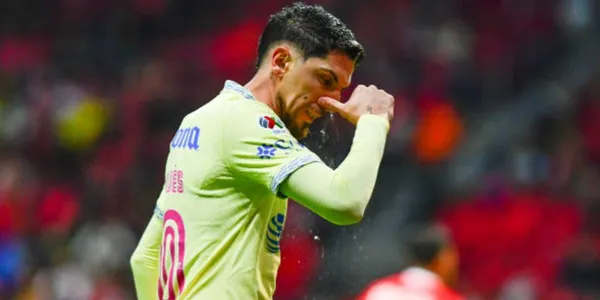 América sufrió el primer tiempo con Toluca sobre todo porque Diego Valdés desapareció del terreno de juego