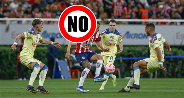 América vs Chivas, el jugador que no es de la confianza de Gago